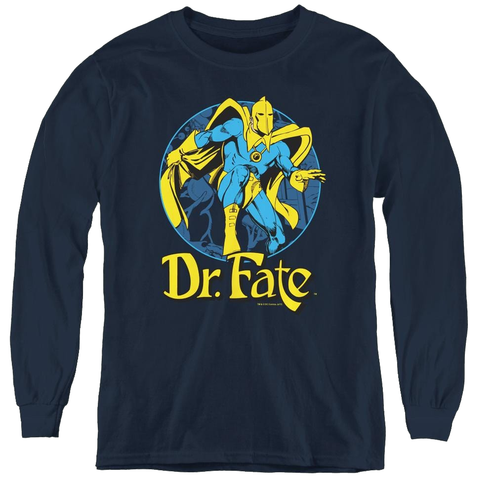 Dr. Fate Dr Fate Ankh - Youth Long Sleeve T-Shirt Youth Long Sleeve T-Shirt Dr. Fate   