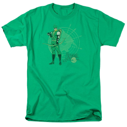 DC Comics Arrow Target - Men's Regular Fit T-Shirt Men's Regular Fit T-Shirt Green Arrow   