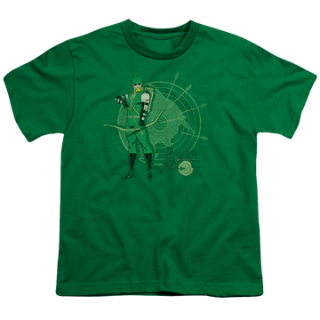Green Arrow Arrow Target - Youth T-Shirt Youth T-Shirt (Ages 8-12) Green Arrow   