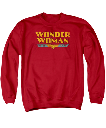 DC Comics Wonder Woman Logo - Men's Crewneck Sweatshirt Men's Crewneck Sweatshirt Wonder Woman   