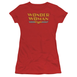 DC Comics Wonder Woman Logo - Juniors T-Shirt Juniors T-Shirt Wonder Woman   