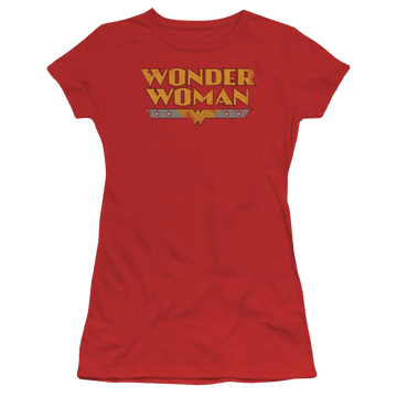 DC Comics Wonder Woman Logo - Juniors T-Shirt Juniors T-Shirt Wonder Woman   