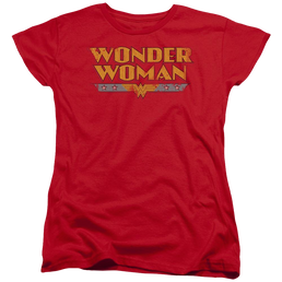 DC Comics Wonder Woman Logo - Women's T-Shirt Women's T-Shirt Wonder Woman   
