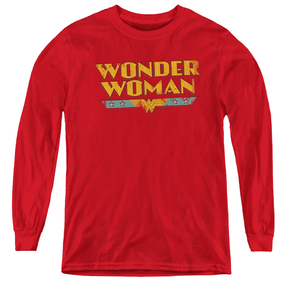 Wonder Woman Wonder Woman Logo - Youth Long Sleeve T-Shirt Youth Long Sleeve T-Shirt Wonder Woman   