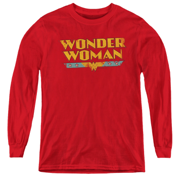 Wonder Woman Wonder Woman Logo - Youth Long Sleeve T-Shirt Youth Long Sleeve T-Shirt Wonder Woman   