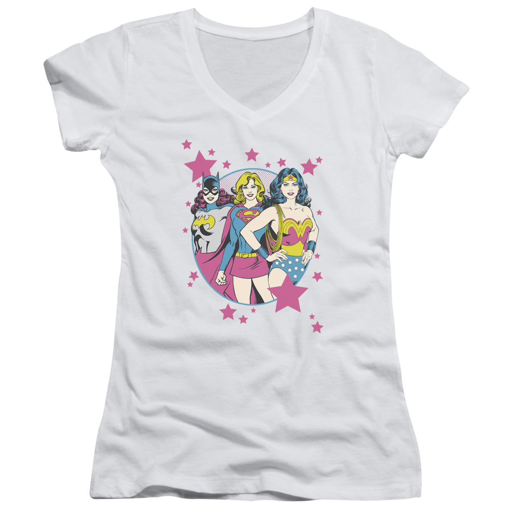 DC Comics We Are Superior - Juniors V-Neck T-Shirt Juniors V-Neck T-Shirt Justice League   
