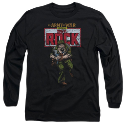 DC Comics Sgt Rock - Men's Long Sleeve T-Shirt Men's Long Sleeve T-Shirt DC Comics   
