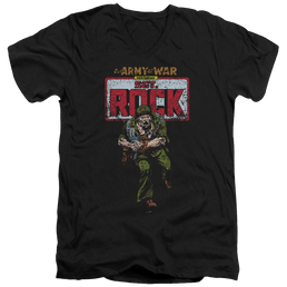 DC Comics Sgt Rock - Men's V-Neck T-Shirt Men's V-Neck T-Shirt DC Comics   