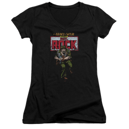 DC Comics Sgt Rock - Juniors V-Neck T-Shirt Juniors V-Neck T-Shirt DC Comics   