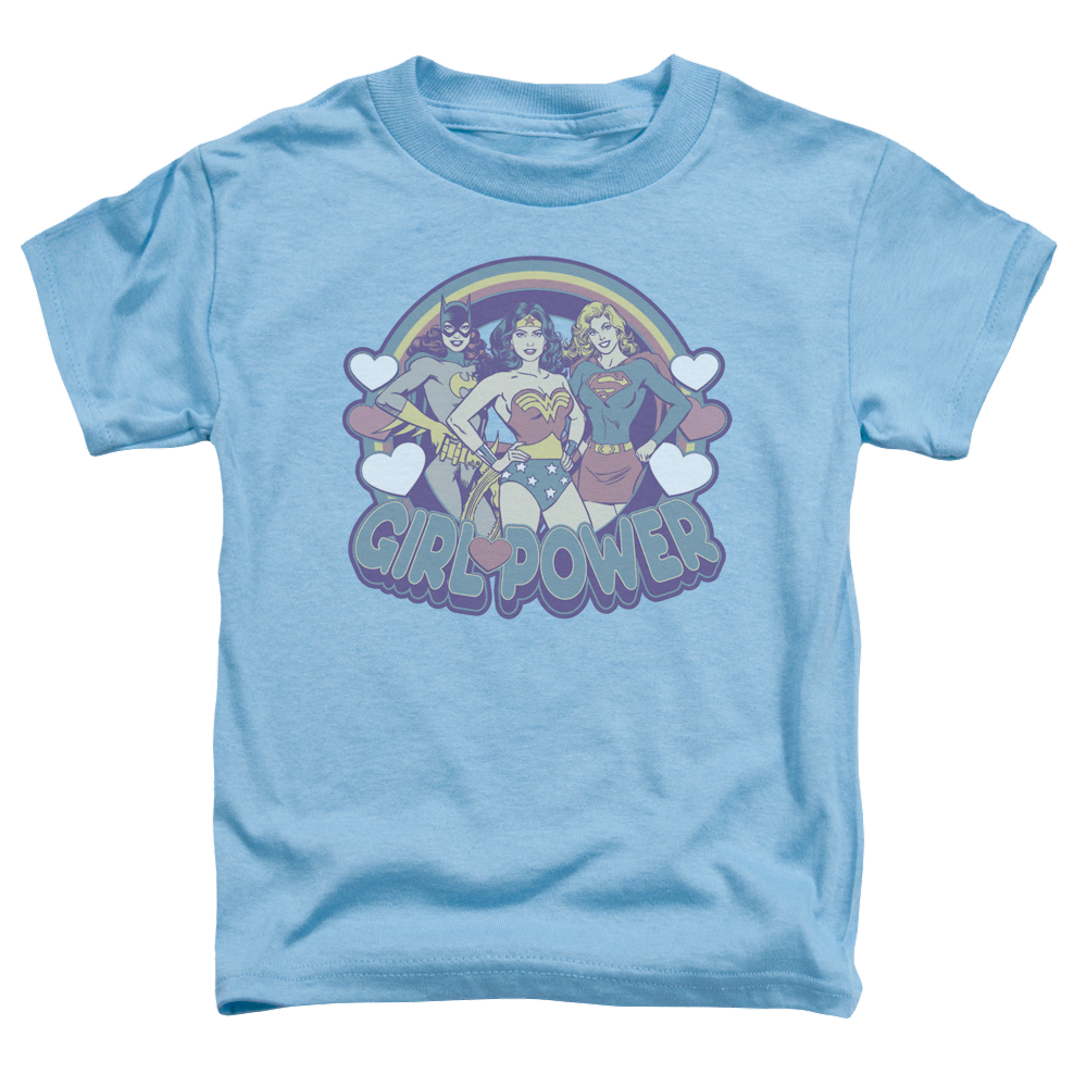 Justice League Retro Girl Power - Kid's T-Shirt Kid's T-Shirt (Ages 4-7) Justice League   