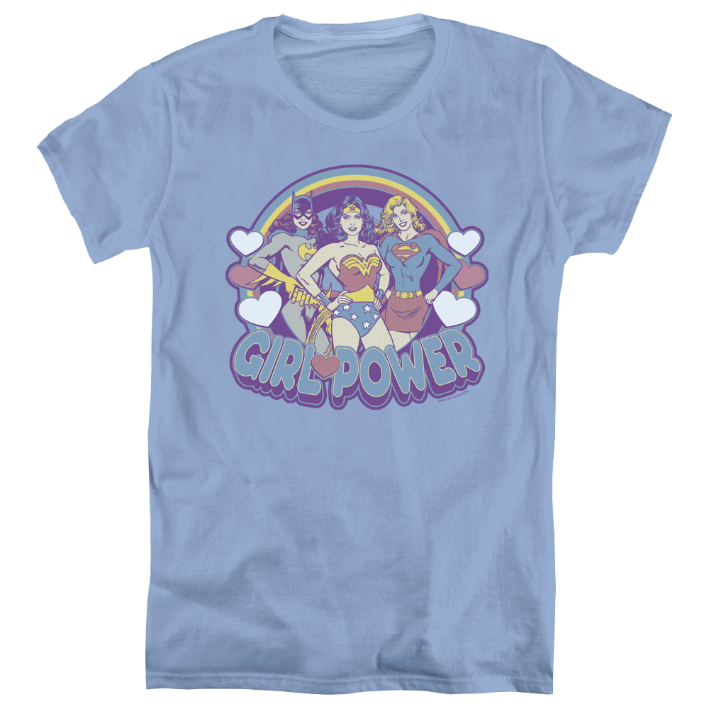 Justice League Retro Girl Power - Women's T-Shirt Women's T-Shirt Justice League   