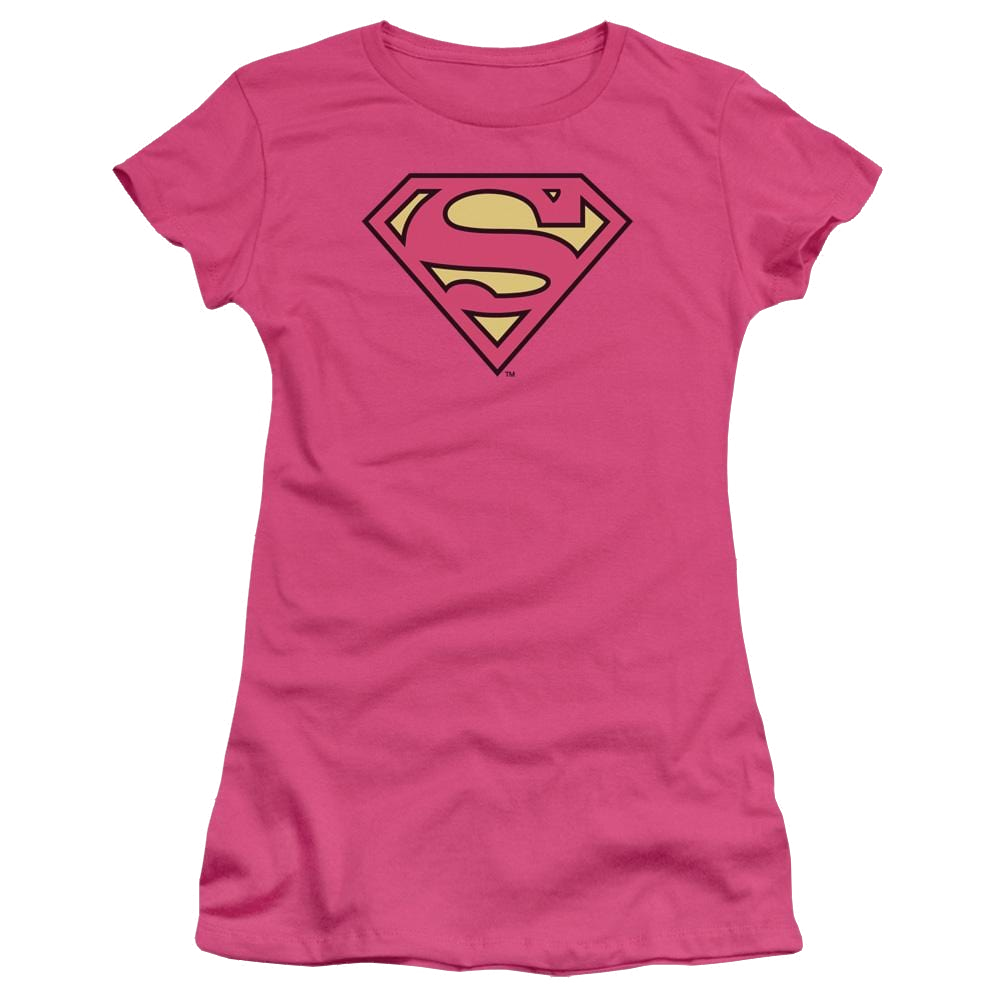 DC Comics Superman Classic Logo - Juniors T-Shirt Juniors T-Shirt Superman   