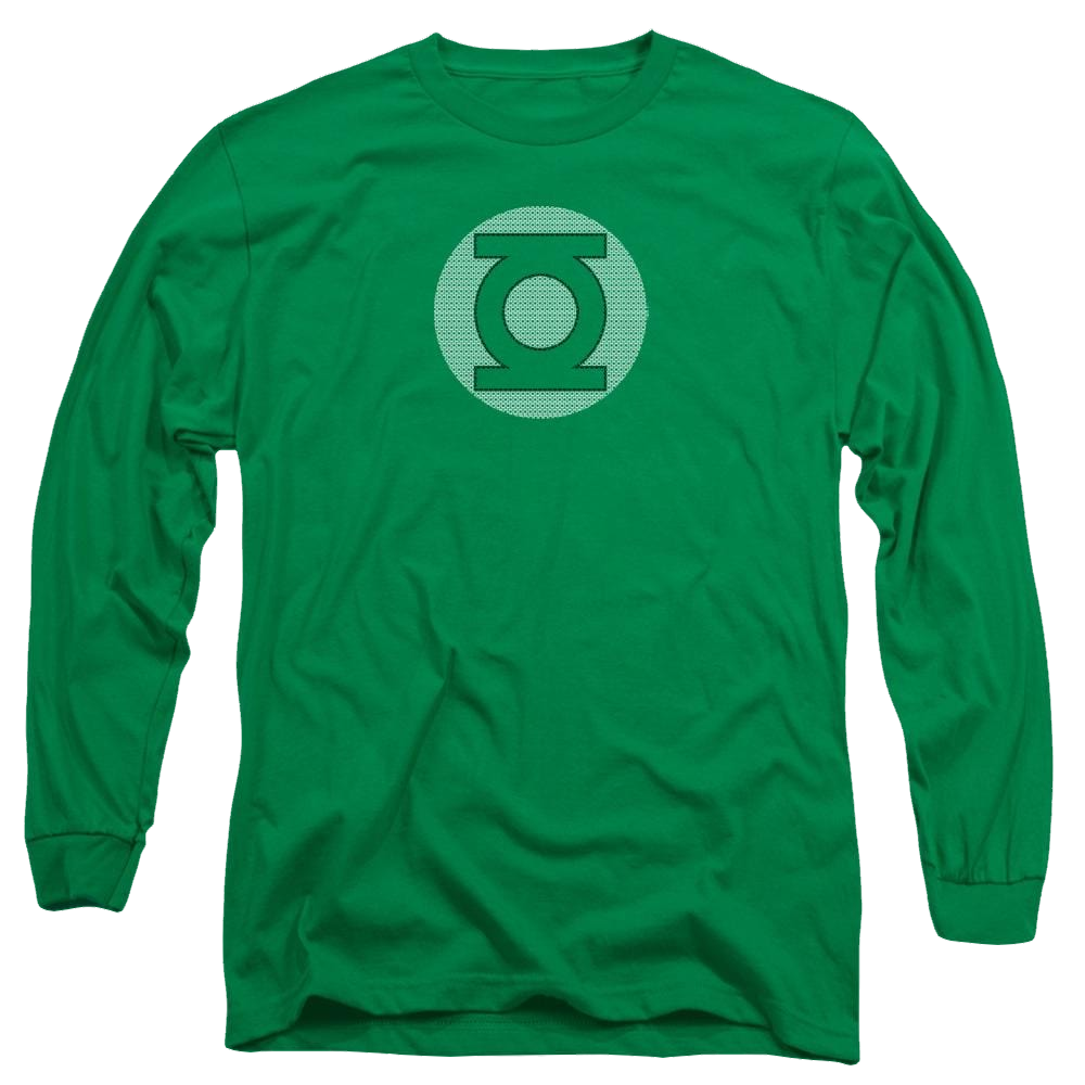 DC Comics Gl Little Logos - Men's Long Sleeve T-Shirt Men's Long Sleeve T-Shirt Green Lantern   