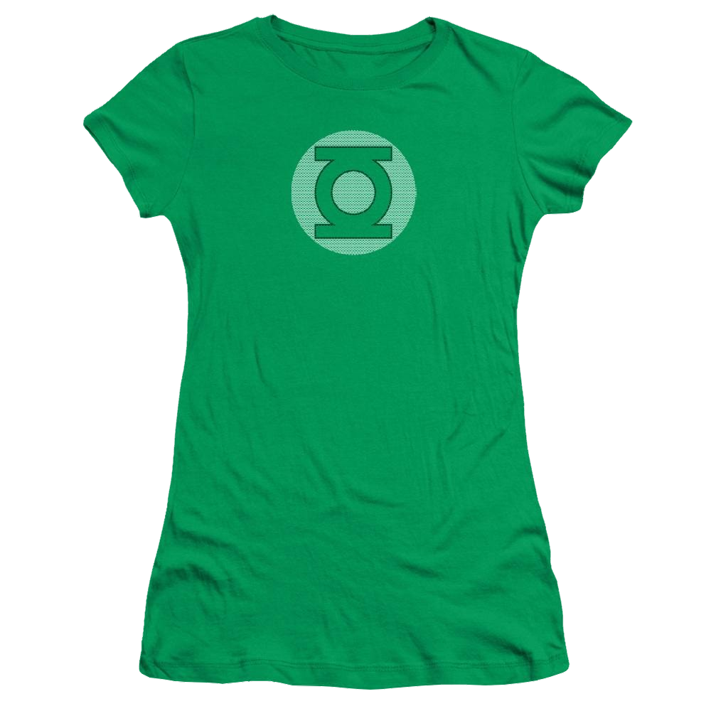 DC Comics Gl Little Logos - Juniors T-Shirt Juniors T-Shirt Green Lantern   