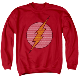 Flash, The Flash Little Logos - Men's Crewneck Sweatshirt Men's Crewneck Sweatshirt The Flash   