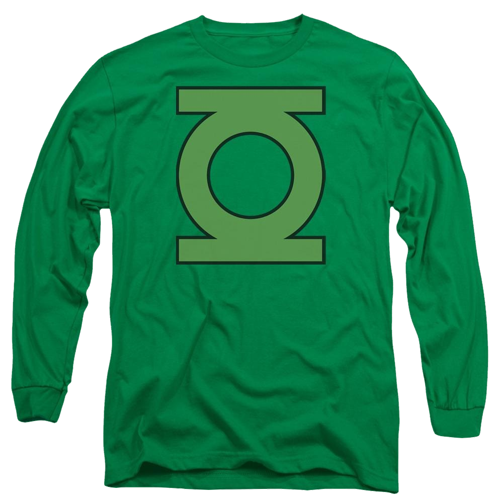 DC Comics Gl Emblem - Men's Long Sleeve T-Shirt Men's Long Sleeve T-Shirt Green Lantern   