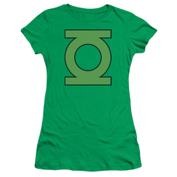 DC Comics Gl Emblem - Juniors T-Shirt Juniors T-Shirt Green Lantern   
