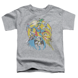 Justice League Spin Circle Fight - Toddler T-Shirt Toddler T-Shirt Justice League   