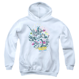 Justice League Power Trio - Youth Hoodie Youth Hoodie (Ages 8-12) Justice League   
