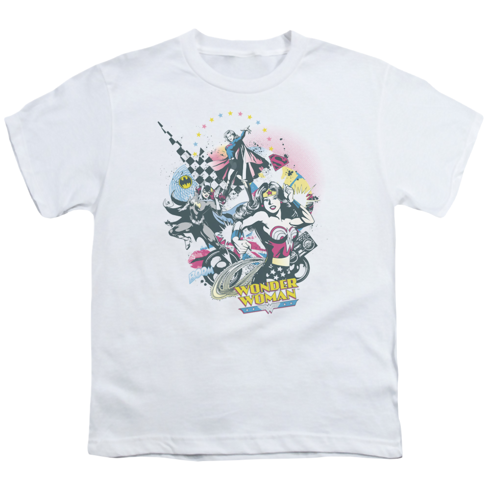 Justice League Power Trio - Youth T-Shirt Youth T-Shirt (Ages 8-12) Justice League   