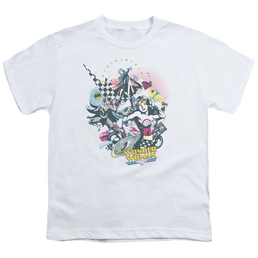 Justice League Power Trio - Youth T-Shirt Youth T-Shirt (Ages 8-12) Justice League   