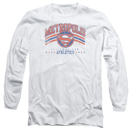 DC Comics Metropolis Athletics - Men's Long Sleeve T-Shirt Men's Long Sleeve T-Shirt Superman   