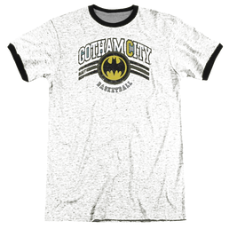 DC Comics Gotham City Basketball - Men's Ringer T-Shirt Men's Ringer T-Shirt Batman   