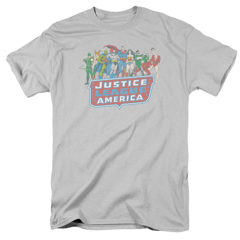 Justice League Jla Lineup - Men's Regular Fit T-Shirt Men's Regular Fit T-Shirt Justice League   