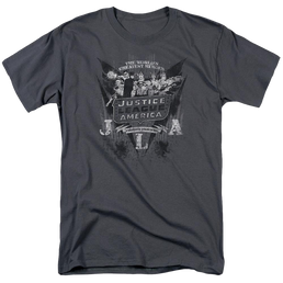 DC Comics Greatest Heroes - Men's Regular Fit T-Shirt Men's Regular Fit T-Shirt Justice League   