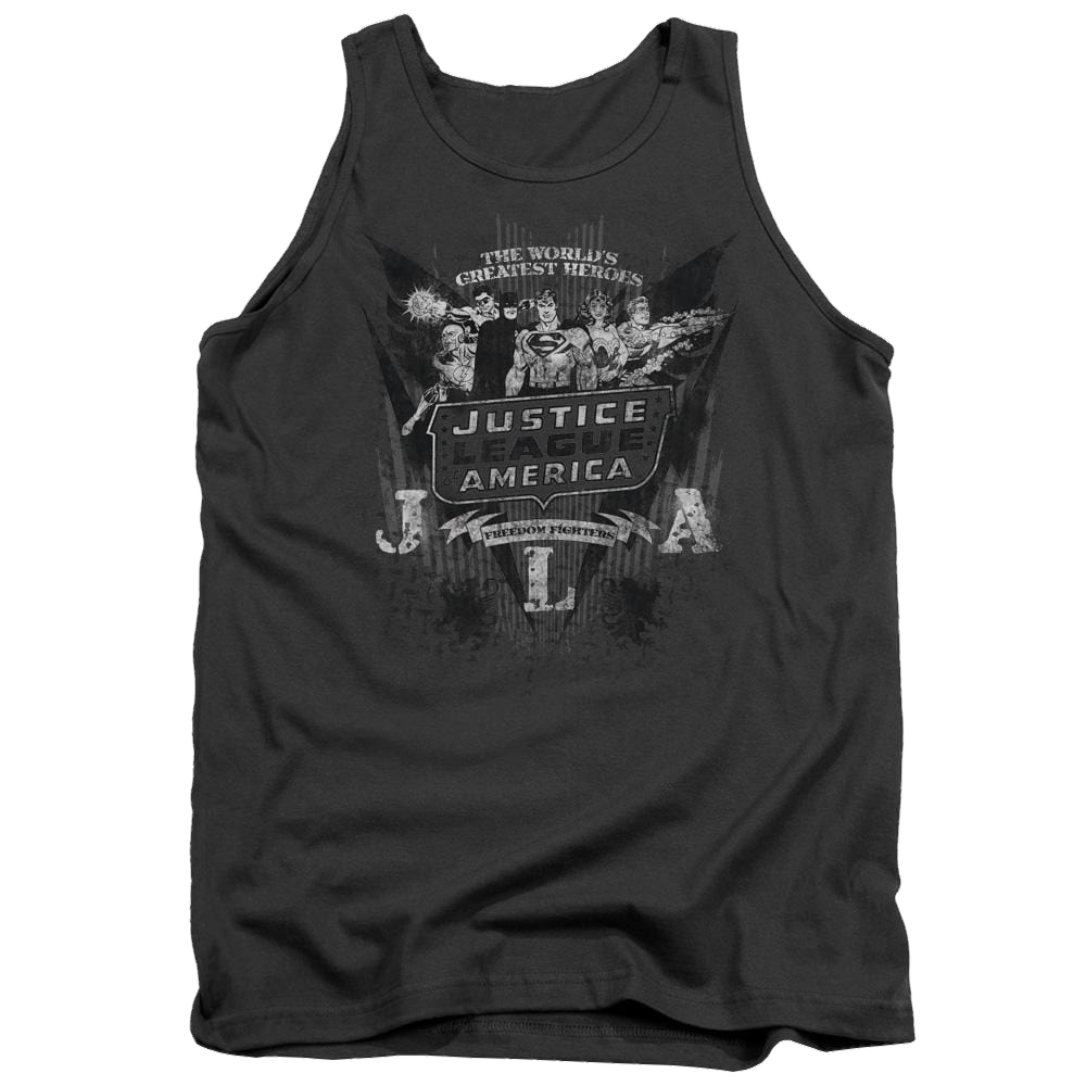 DC Comics Greatest Heroes Men's Tank Men's Tank Justice League   