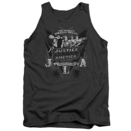 DC Comics Greatest Heroes Men's Tank Men's Tank Justice League   