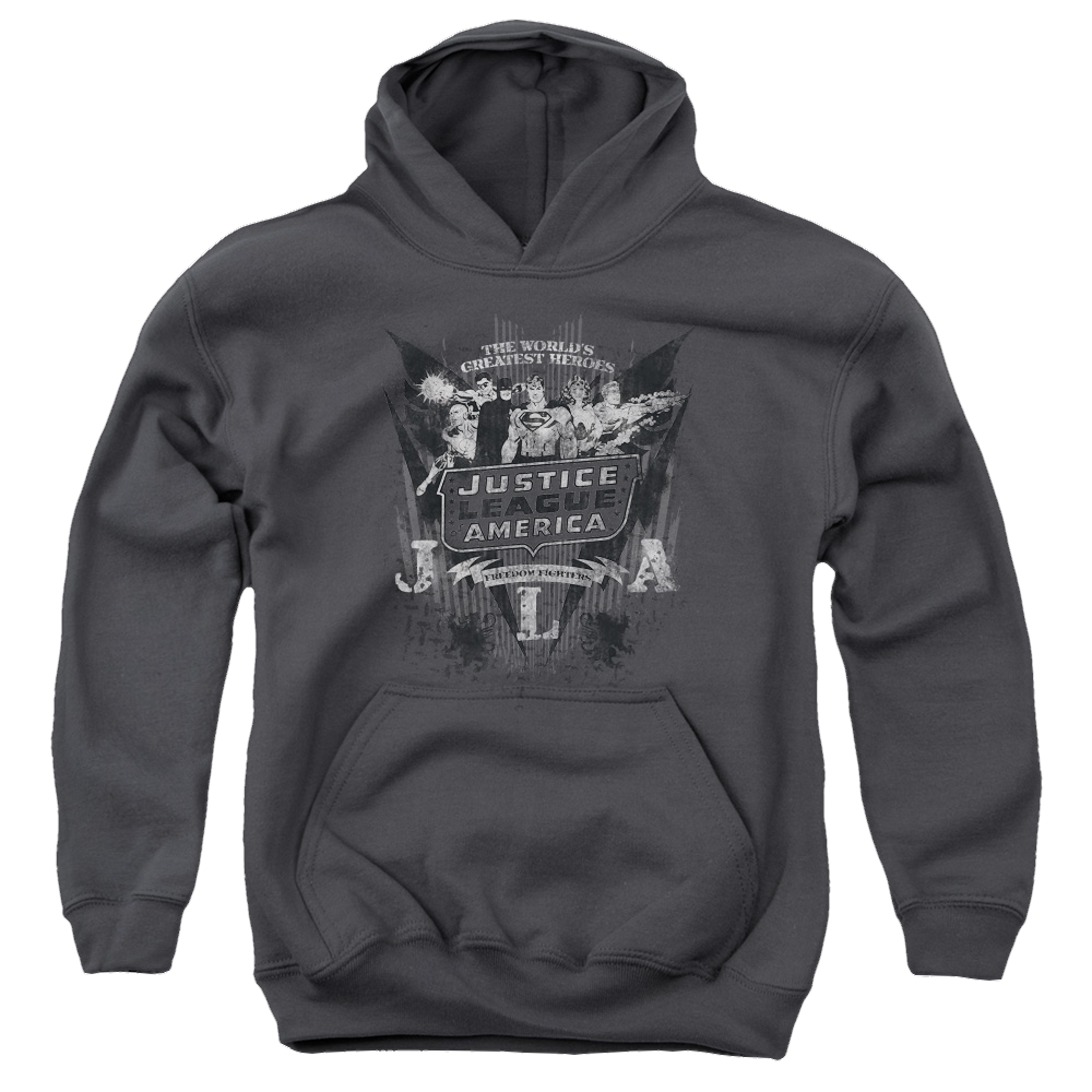 Justice League Greatest Heroes - Youth Hoodie Youth Hoodie (Ages 8-12) Justice League   