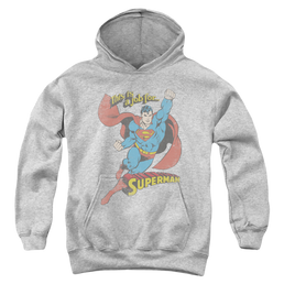 Superman On The Job - Youth Hoodie Youth Hoodie (Ages 8-12) Superman   