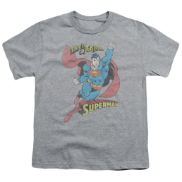 Superman On The Job - Youth T-Shirt Youth T-Shirt (Ages 8-12) Superman   