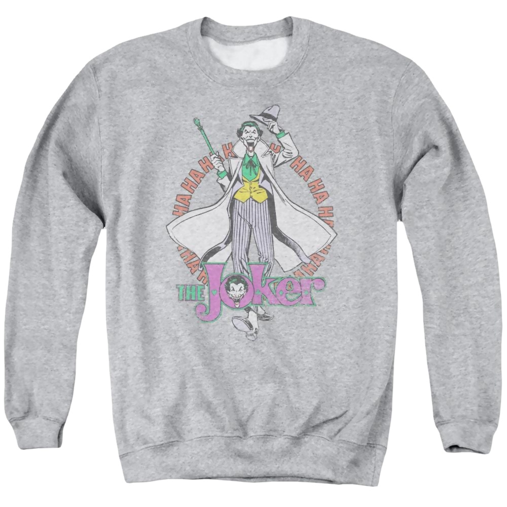 DC Comics Maniacal - Men's Crewneck Sweatshirt Men's Crewneck Sweatshirt Joker   