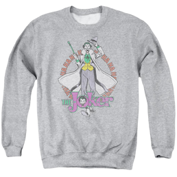 DC Comics Maniacal - Men's Crewneck Sweatshirt Men's Crewneck Sweatshirt Joker   