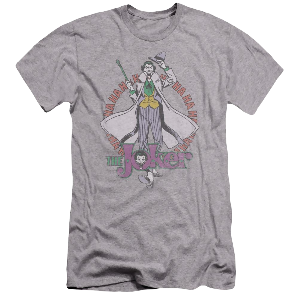 DC Comics Maniacal - Men's Premium Slim Fit T-Shirt Men's Premium Slim Fit T-Shirt Joker   