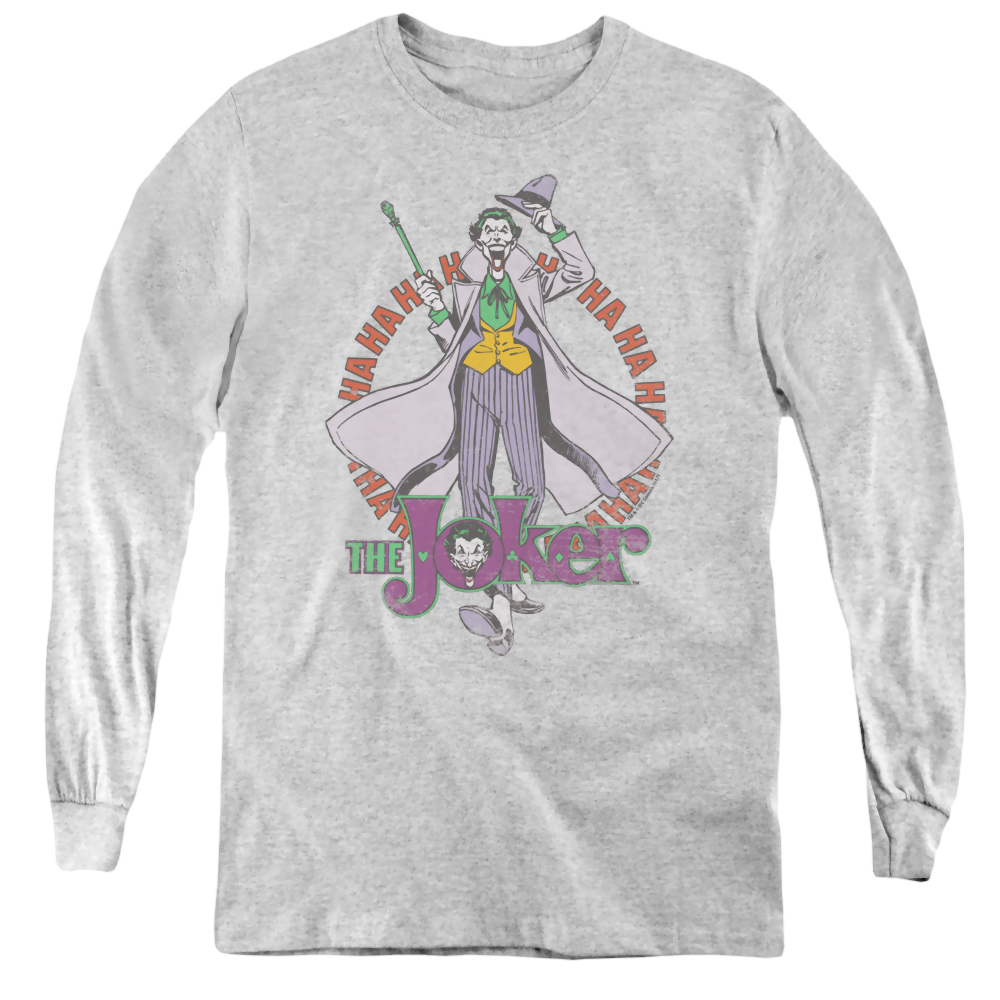 Joker, The Maniacal - Youth Long Sleeve T-Shirt Youth Long Sleeve T-Shirt Joker   
