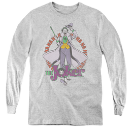 Joker, The Maniacal - Youth Long Sleeve T-Shirt Youth Long Sleeve T-Shirt Joker   