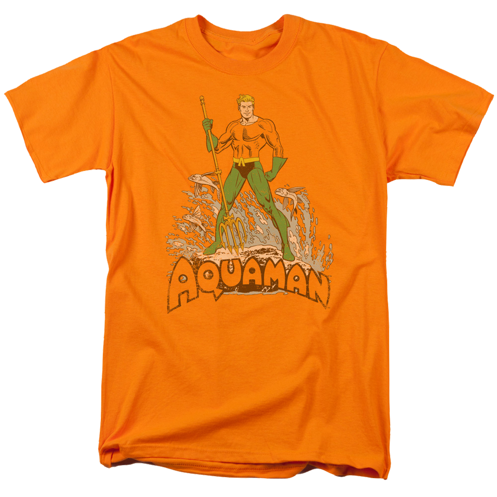 Aquaman Aquaman Distressed - Men's Regular Fit T-Shirt Men's Regular Fit T-Shirt Aquaman   
