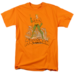 Aquaman Aquaman Distressed - Men's Regular Fit T-Shirt Men's Regular Fit T-Shirt Aquaman   