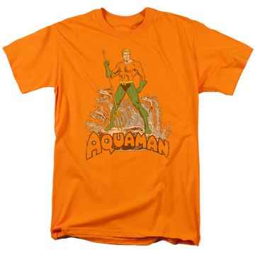 Aquaman Aquaman Distressed - Men's Regular Fit T-Shirt Men's Regular Fit T-Shirt Aquaman   