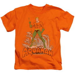 Aquaman Aquaman Distressed - Kid's T-Shirt Kid's T-Shirt (Ages 4-7) Aquaman   