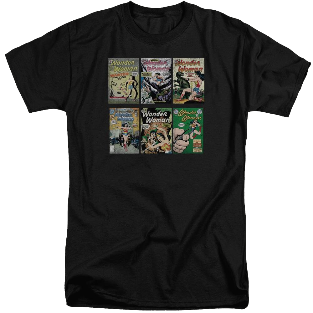 DC Comics Ww Covers - Men's Tall Fit T-Shirt Men's Tall Fit T-Shirt Wonder Woman   