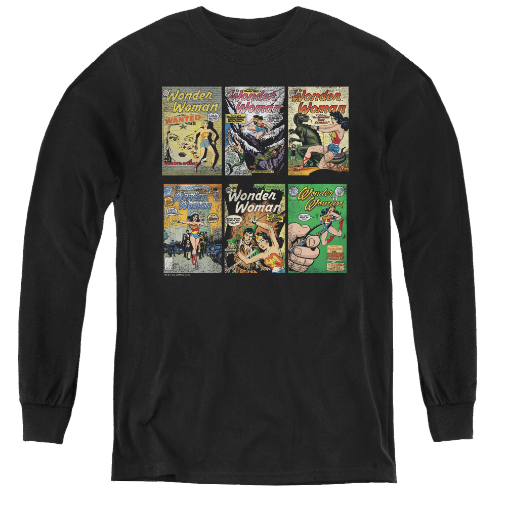 Wonder Woman Ww Covers - Youth Long Sleeve T-Shirt Youth Long Sleeve T-Shirt Wonder Woman   