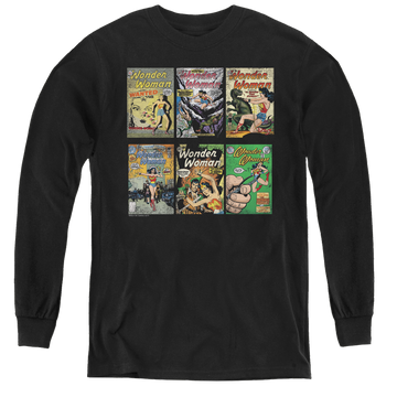 Wonder Woman Ww Covers - Youth Long Sleeve T-Shirt Youth Long Sleeve T-Shirt Wonder Woman   
