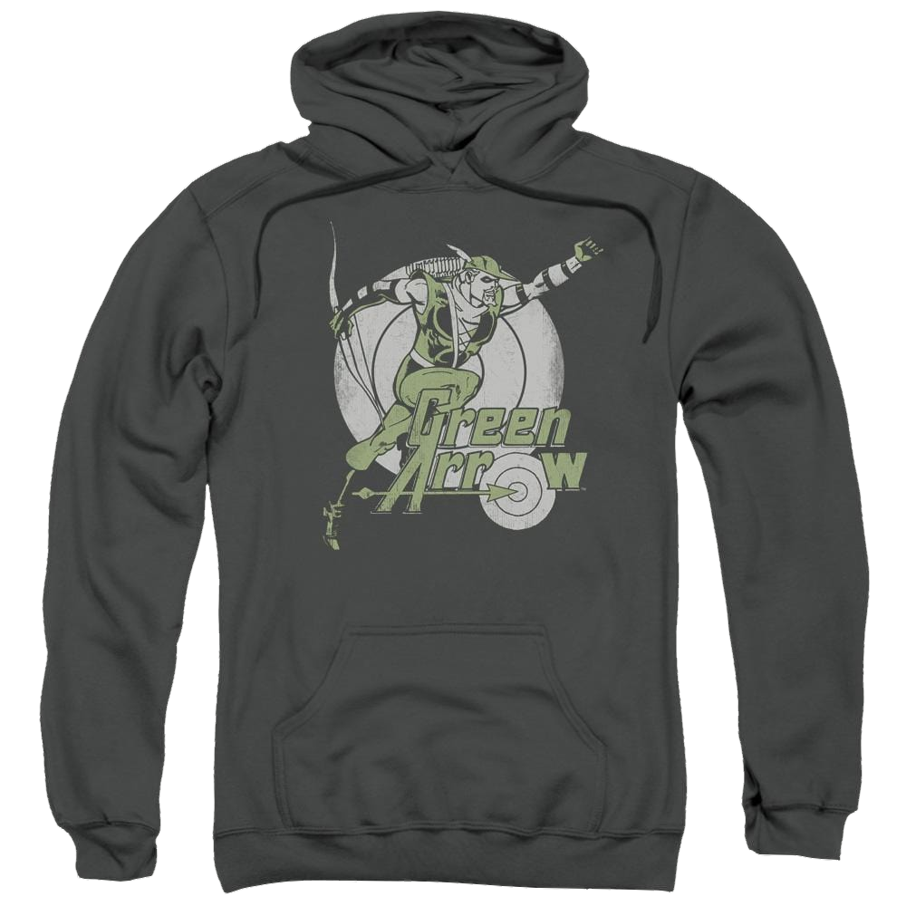 DC Comics Right On Target - Pullover Hoodie Pullover Hoodie Green Arrow   