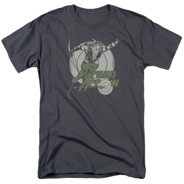 DC Comics Right On Target - Men's Regular Fit T-Shirt Men's Regular Fit T-Shirt Green Arrow   