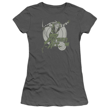 DC Comics Right On Target - Juniors T-Shirt Juniors T-Shirt Green Arrow   