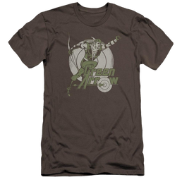 DC Comics Right On Target - Men's Premium Slim Fit T-Shirt Men's Premium Slim Fit T-Shirt Green Arrow   